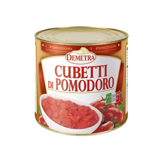 Pomodoro Cubetti gr.2500 latta Demetra