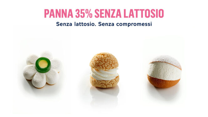 Una panna professionale senza lattosio